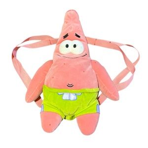 Patrick Star Plush Backpack Spongebob Cartoon Bag Kidcore Kawaii Gift